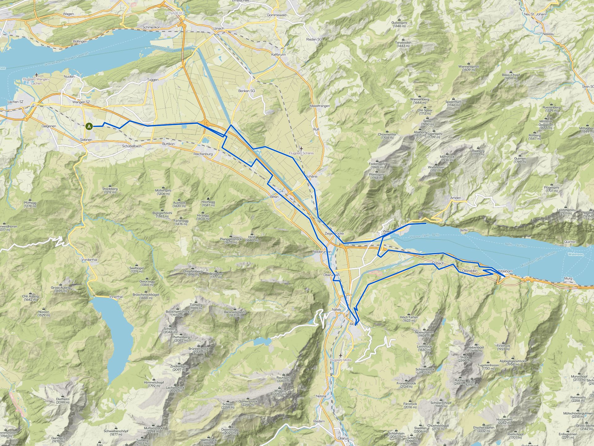 Die Top-Mountainbike-Touren rund um Wangen (SZ) | Komoot